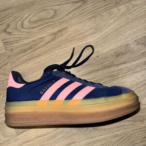 Adidas Gazelle Navy and Pink Sneakers